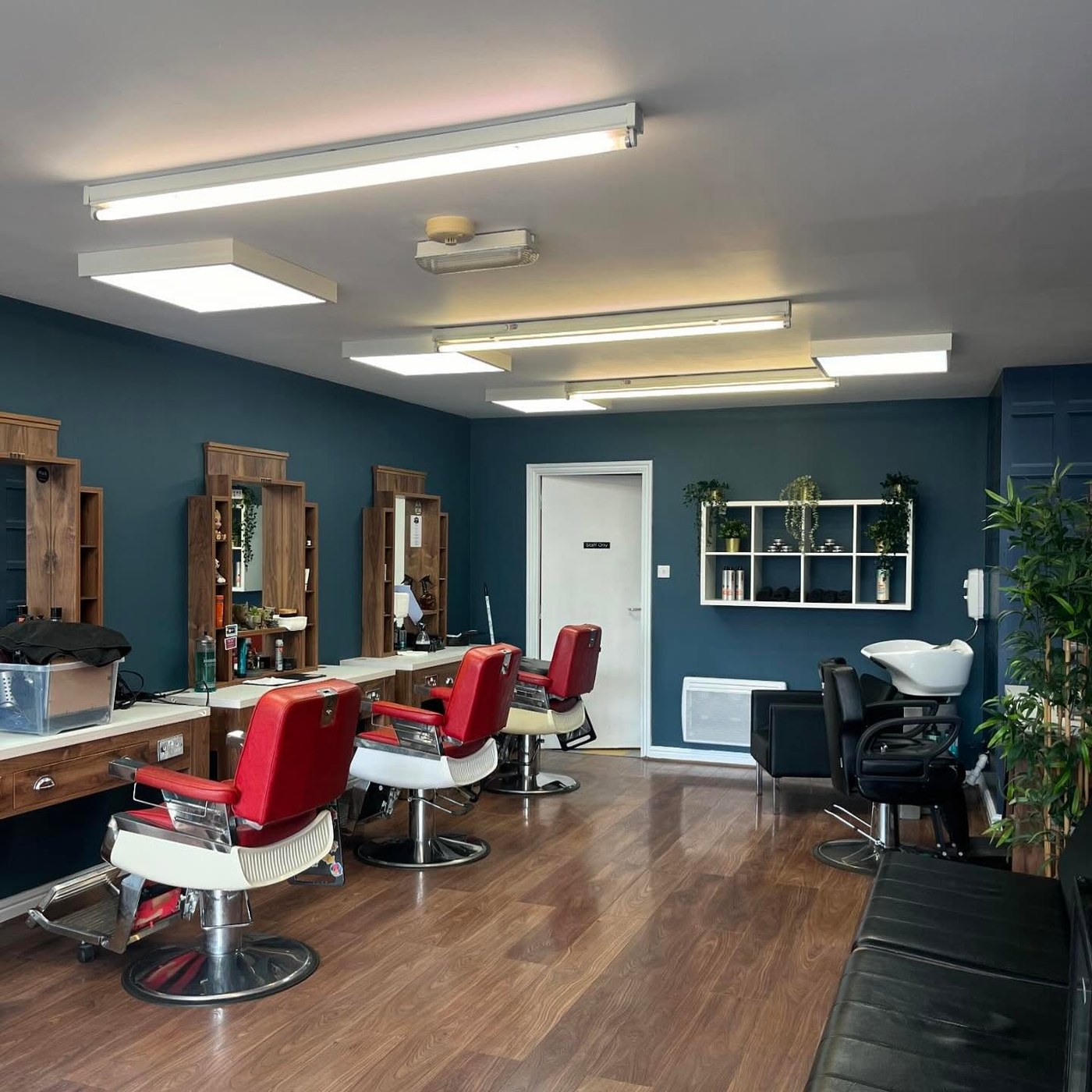 Inside The Barber Shop on Station Road